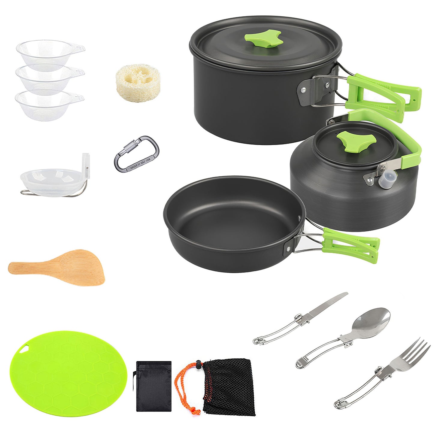 16 Piece Camp Cooking Set for Butane Stove