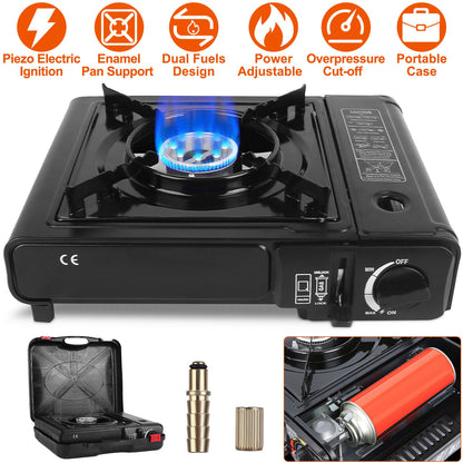 Portable Camping Stove 1 Burner 3300W Butane