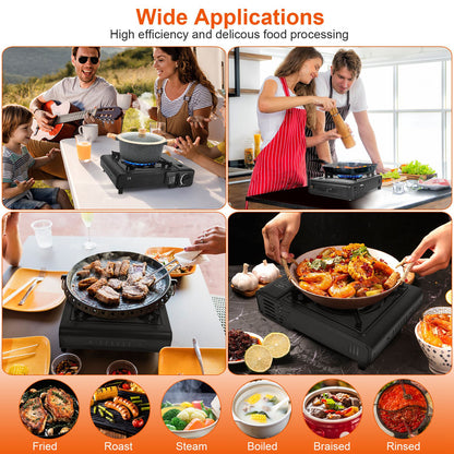 Portable Camping Stove 1 Burner 3300W Butane