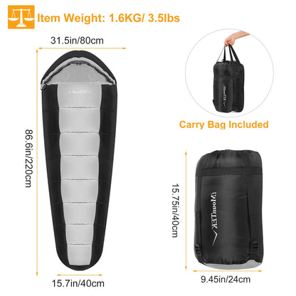 Adult Mummy Style Sleeping Bag